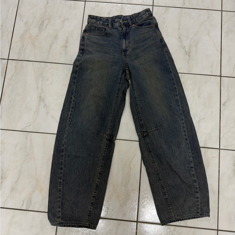 Gu Women's High Rise Jeans - Dark Blue